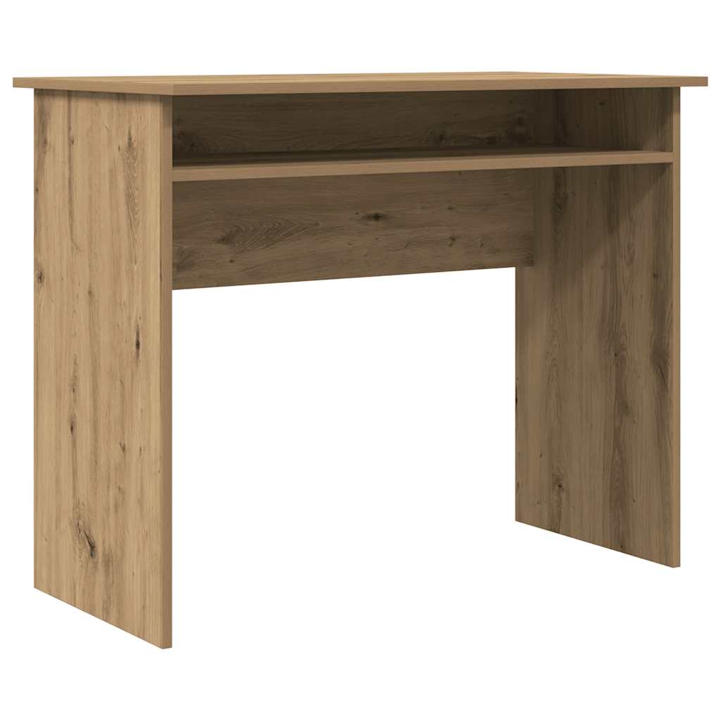 Bureau chêne artisanal 90x50x74 cm bois d'ingénierie - XIOS
