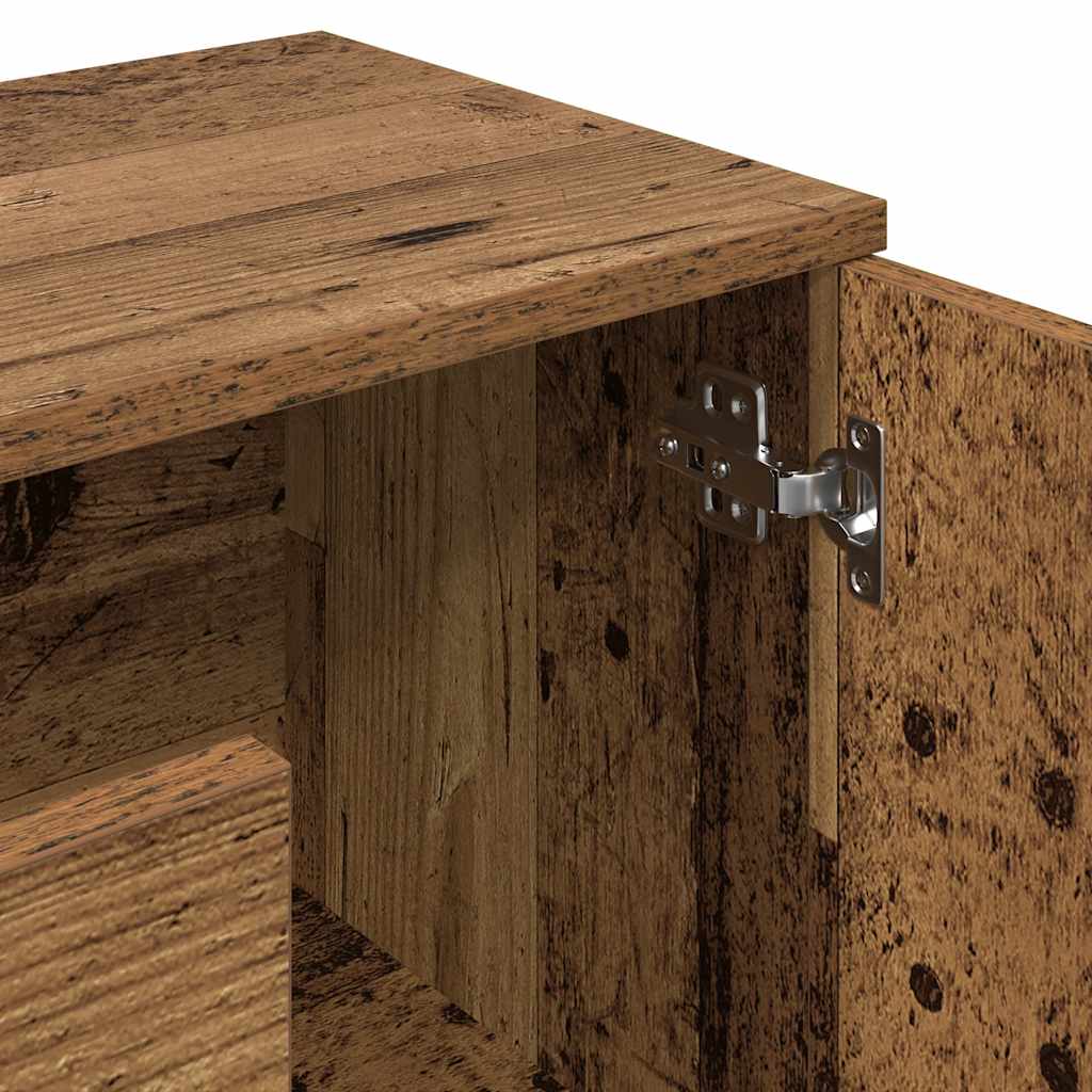 Buffet vieux bois 90x29,5x65 cm bois d'ingénierie - XIOS