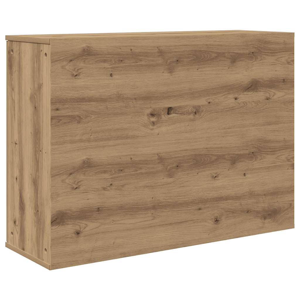 Buffet chêne artisanal 90x29,5x65 cm bois d'ingénierie - XIOS