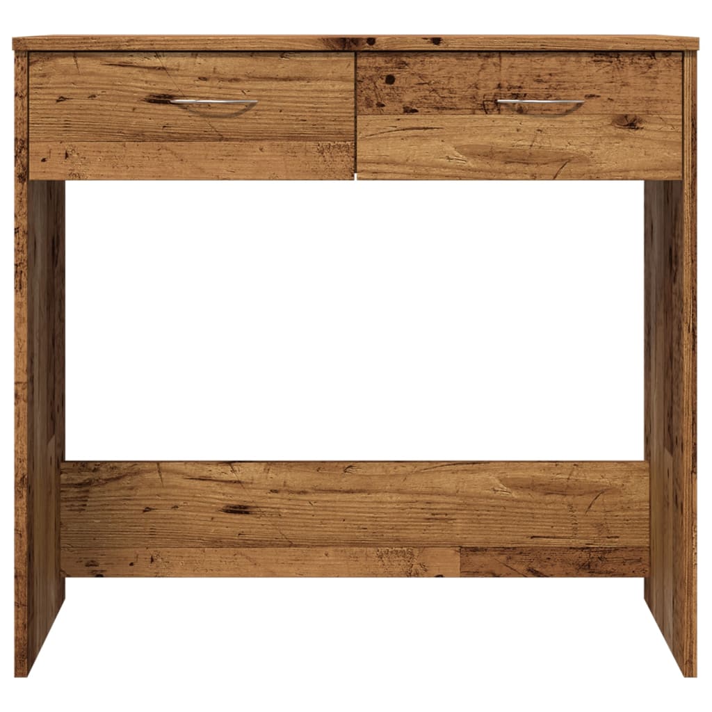 Bureau style vieux bois 80x40x75 cm bois d'ingénierie - XIOS
