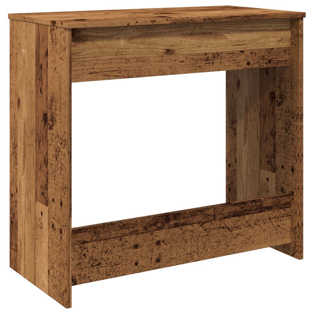 Bureau style vieux bois 80x40x75 cm bois d'ingénierie - XIOS