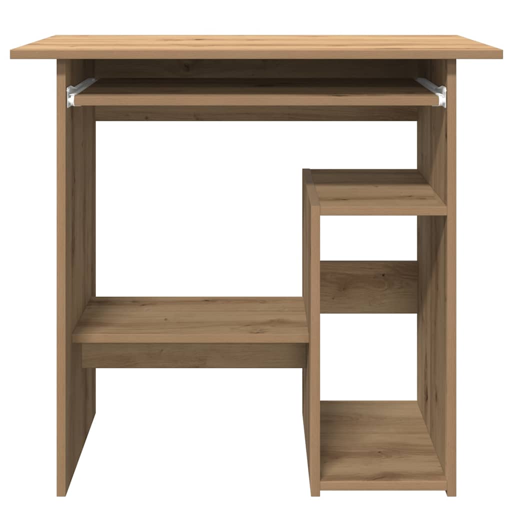 Bureau chêne artisanal 80x45x74 cm bois d'ingénierie - XIOS