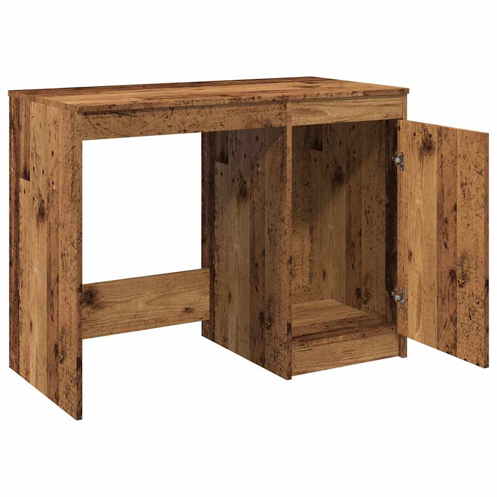 Bureau vieux bois 100x50x76 cm bois d'ingénierie - XIOS