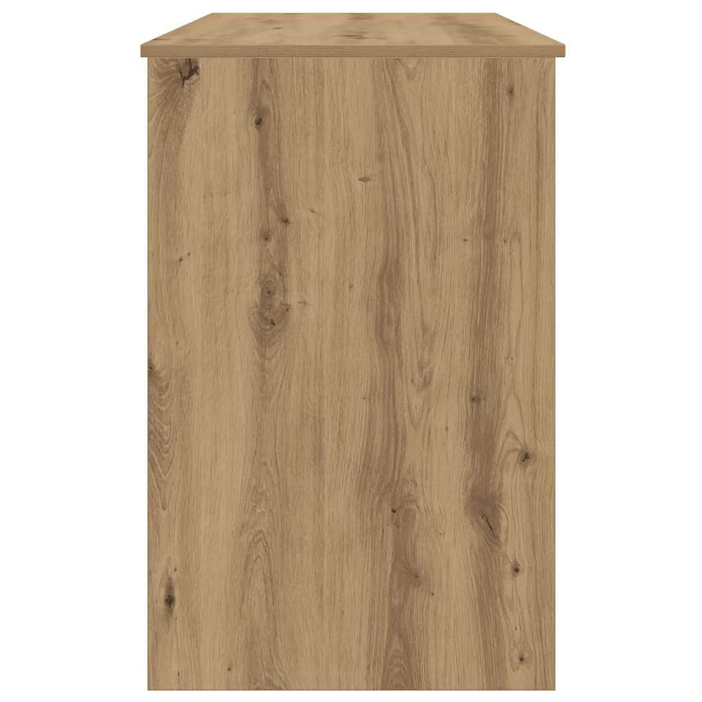 Bureau chêne artisanal 100x50x76 cm bois d'ingénierie - XIOS