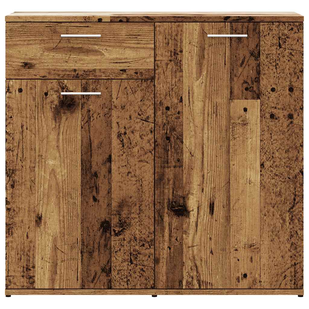 Buffet vieux bois 80x36x75 cm bois d'ingénierie - XIOS