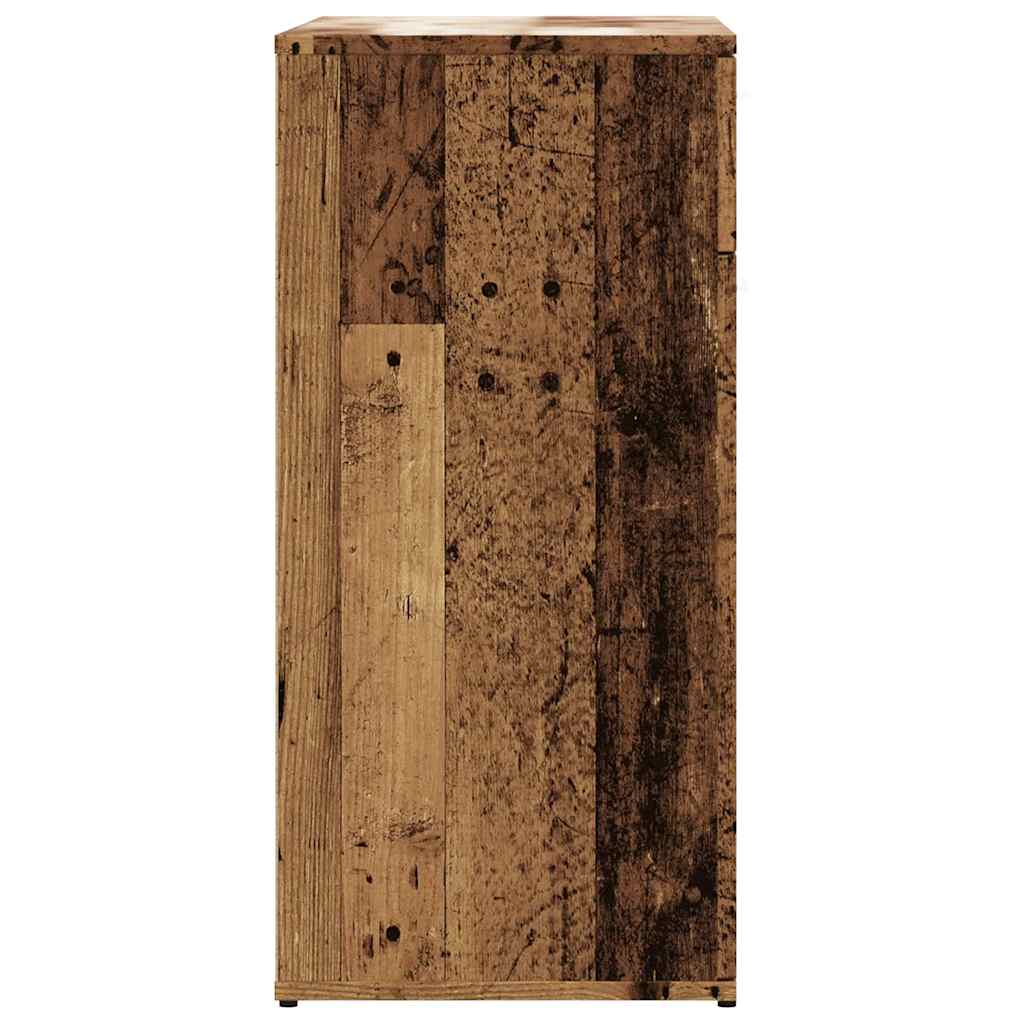 Buffet vieux bois 80x36x75 cm bois d'ingénierie - XIOS