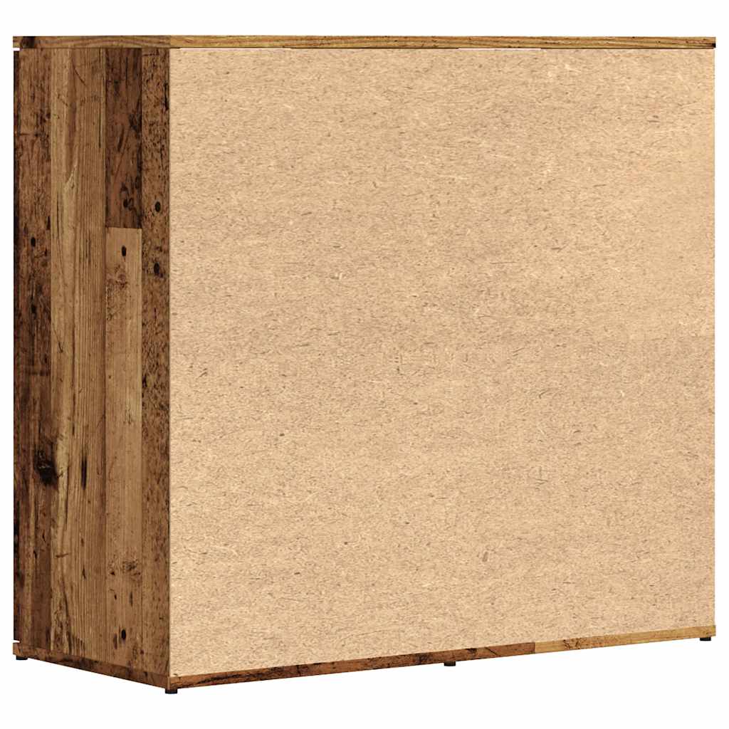 Buffet vieux bois 80x36x75 cm bois d'ingénierie - XIOS