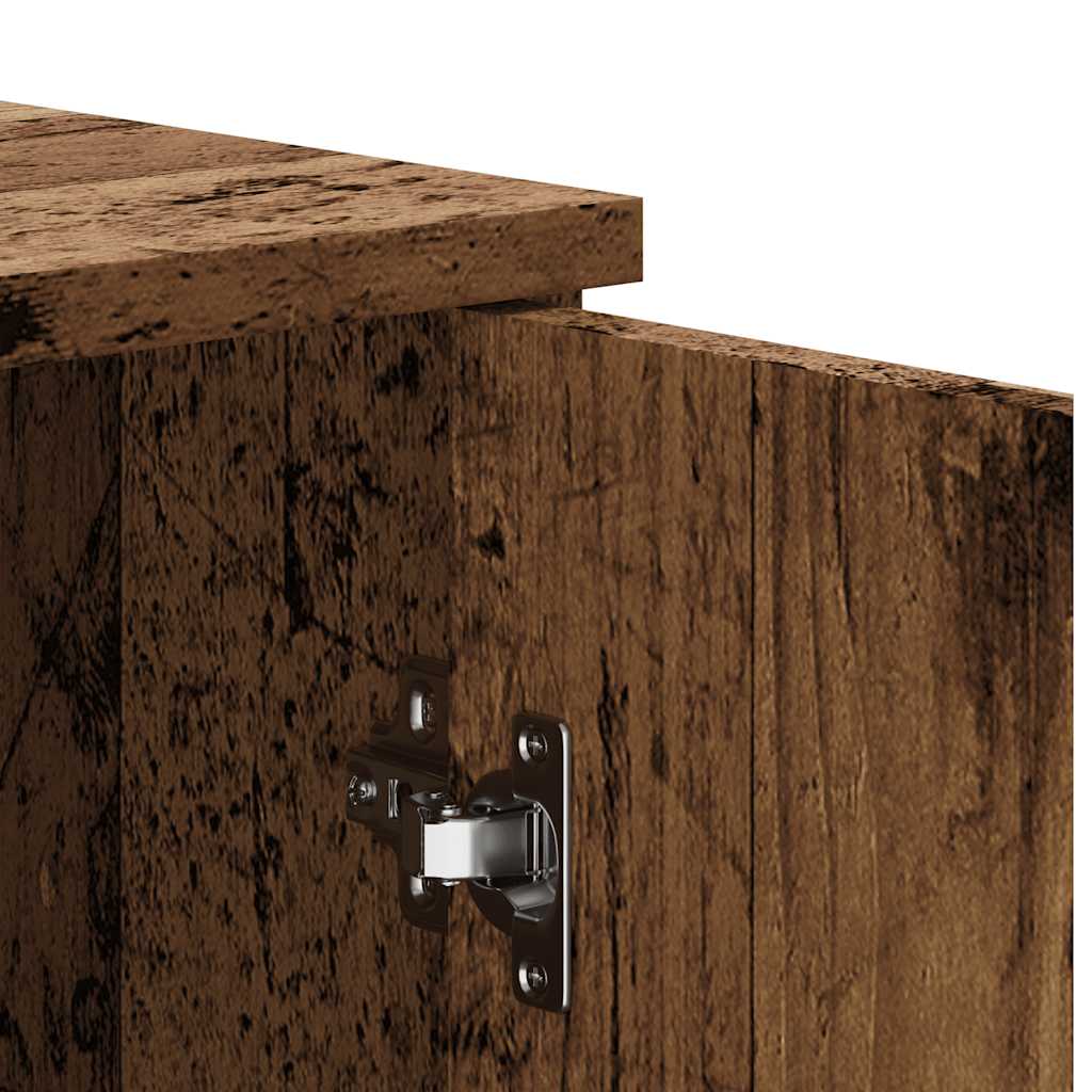 Buffet vieux bois 80x36x75 cm bois d'ingénierie - XIOS