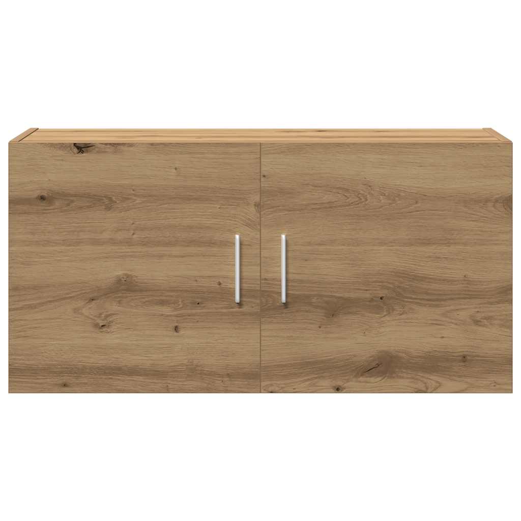 Armoire murale chêne artisanal 80x39x40 cm bois d'ingénierie