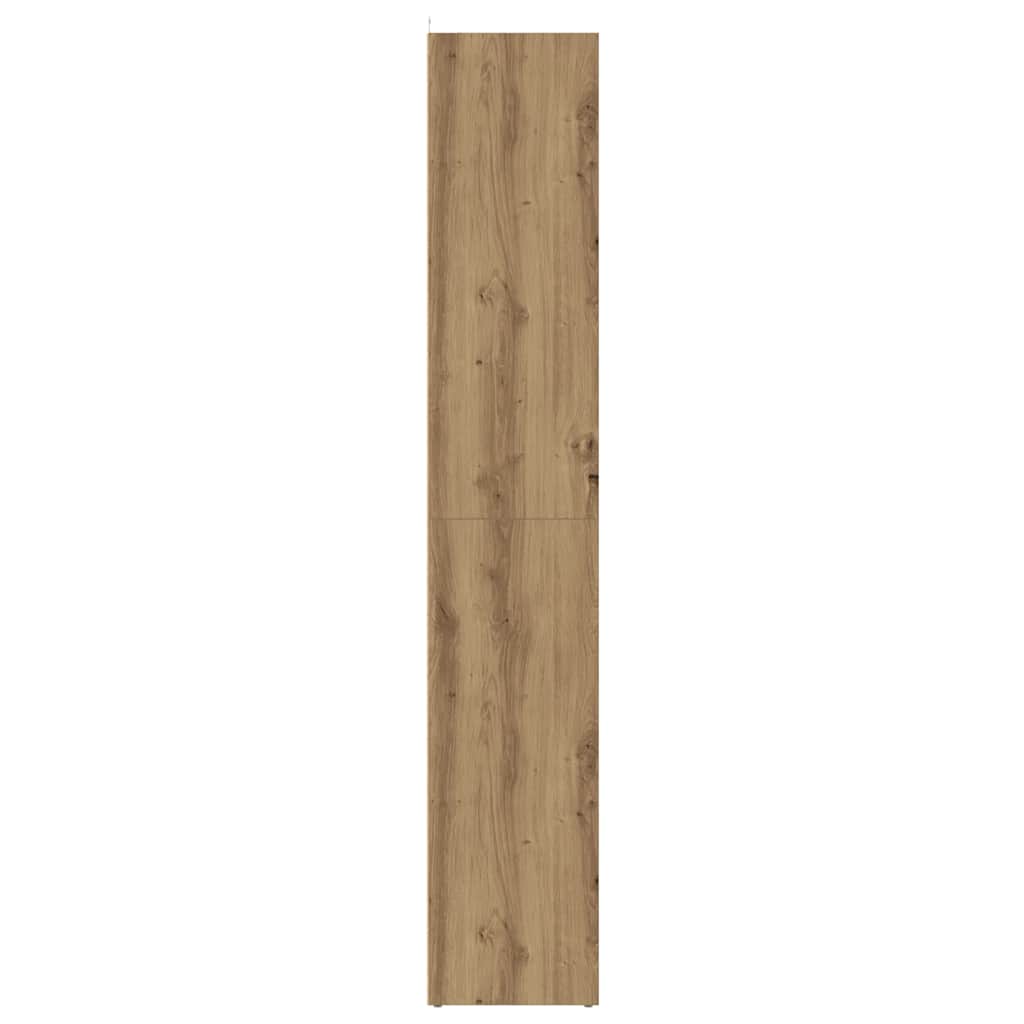 Bibliothèque chêne artisanal 36x30x171 cm bois d'ingénierie - XIOS