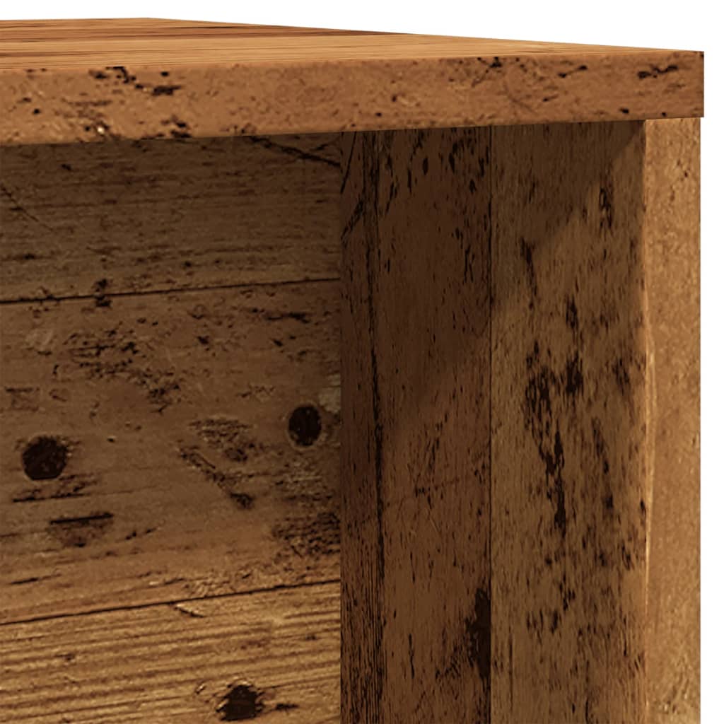 Tables basses gigognes 2 pcs vieux bois bois d'ingénierie - XIOS
