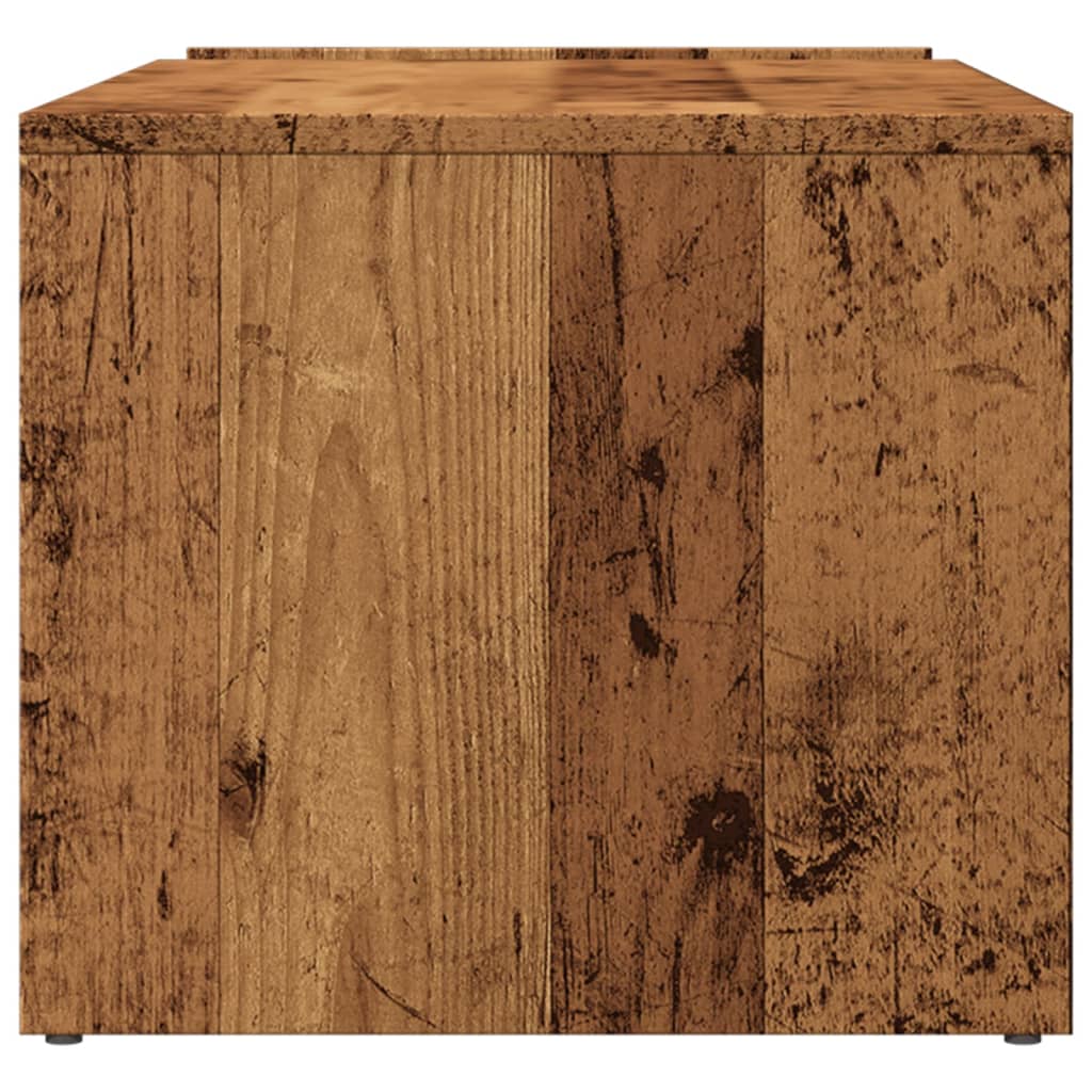 Table basse vieux bois 90x45x35 cm bois d'ingénierie - XIOS