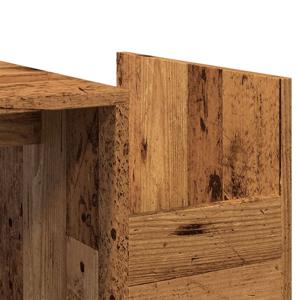 Table basse vieux bois 90x45x35 cm bois d'ingénierie - XIOS