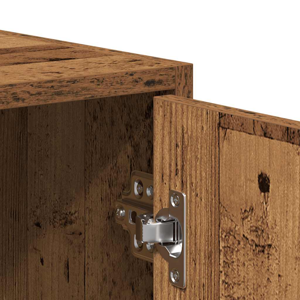 Armoire salle de bain vieux bois 30x30x183,5 cm bois ingénierie Ensembles de mobilier pour salles de bains vidaXL