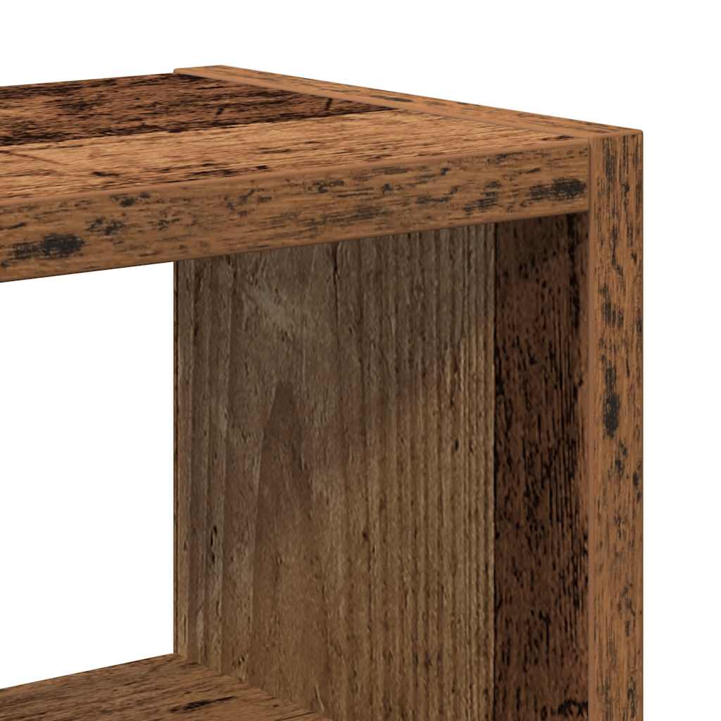Étagère murale vieux bois 45x16x45 cm bois d'ingénierie - XIOS