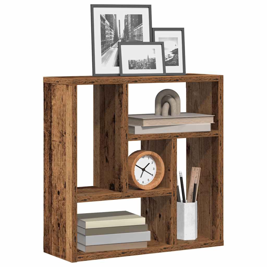 Étagère murale vieux bois 45x16x45 cm bois d'ingénierie - XIOS