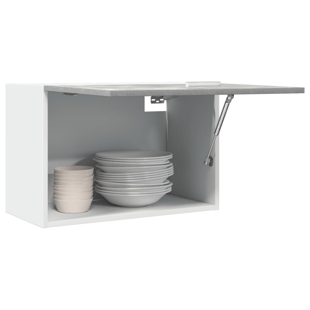 Armoire suspendue "Lyon" Gris béton 60x31x40 cm Aggloméré