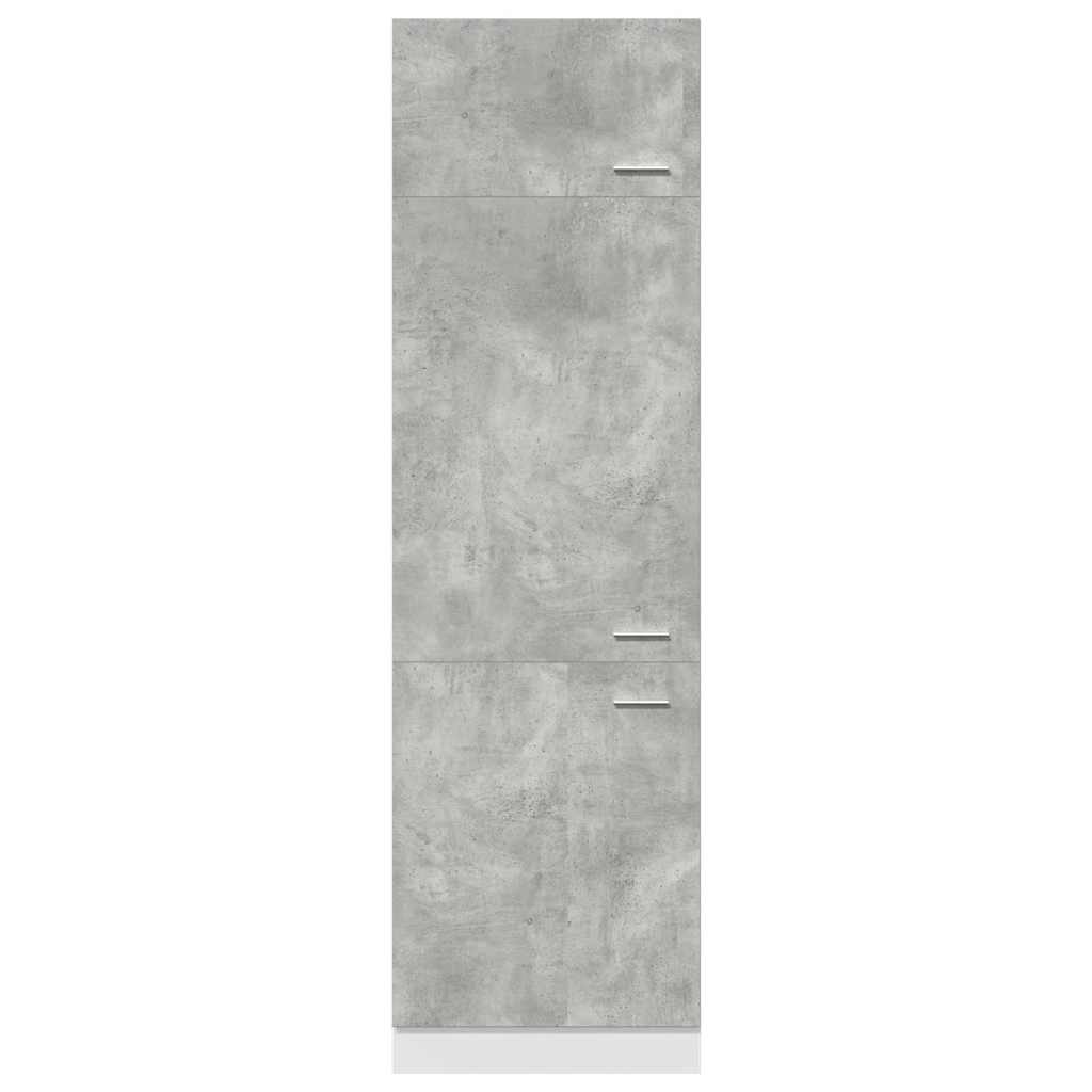 Armoire réfrigérée "Lyon" Gris béton 60 x 57 x 207 cm Bois d'ingénierie - XIOS