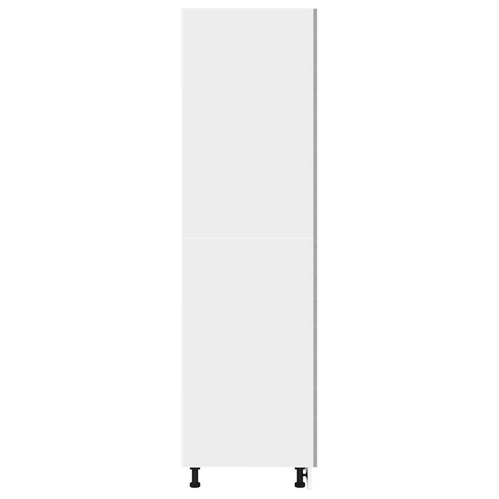 Armoire réfrigérée "Lyon" Gris béton 60 x 57 x 207 cm Bois d'ingénierie - XIOS