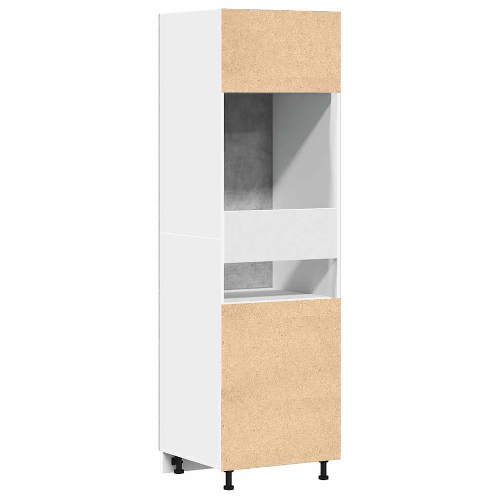 Armoire réfrigérée "Lyon" Gris béton 60 x 57 x 207 cm Bois d'ingénierie - XIOS
