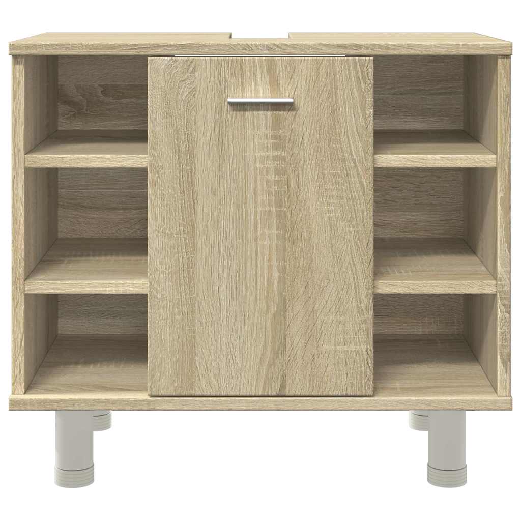 Armoire de salle de bain Chêne sonoma 60x32x53,5 cm Aggloméré Ensembles de mobilier pour salles de bains vidaXL
