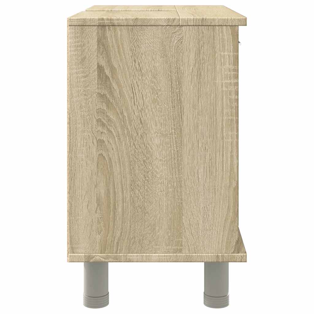 Armoire de salle de bain Chêne sonoma 60x32x53,5 cm Aggloméré Ensembles de mobilier pour salles de bains vidaXL