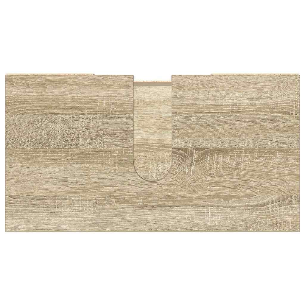 Armoire de salle de bain Chêne sonoma 60x32x53,5 cm Aggloméré Ensembles de mobilier pour salles de bains vidaXL
