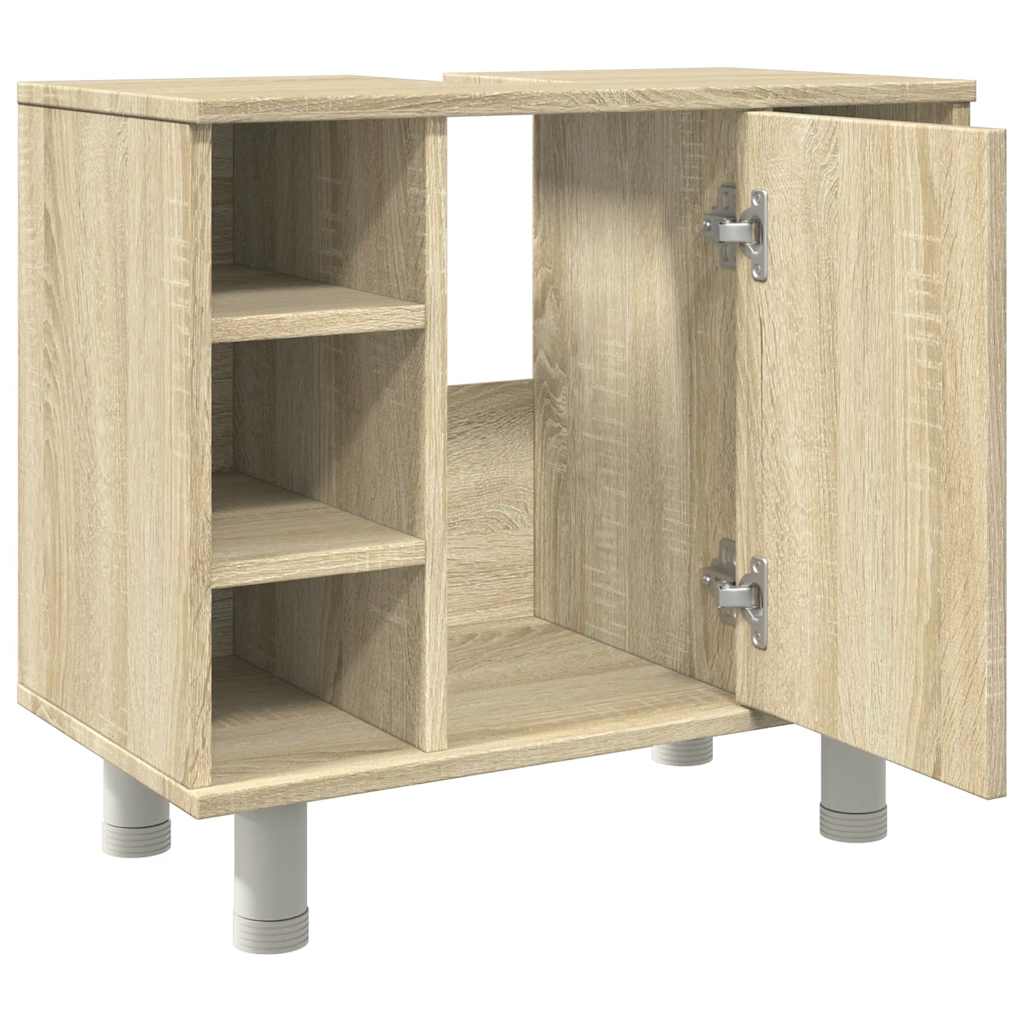 Armoire de salle de bain Chêne sonoma 60x32x53,5 cm Aggloméré Ensembles de mobilier pour salles de bains vidaXL