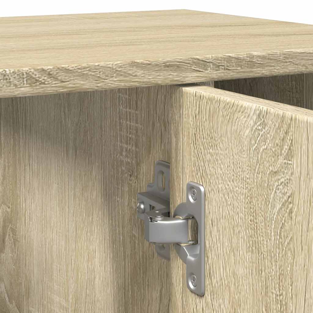 Armoire de salle de bain Chêne sonoma 60x32x53,5 cm Aggloméré Ensembles de mobilier pour salles de bains vidaXL