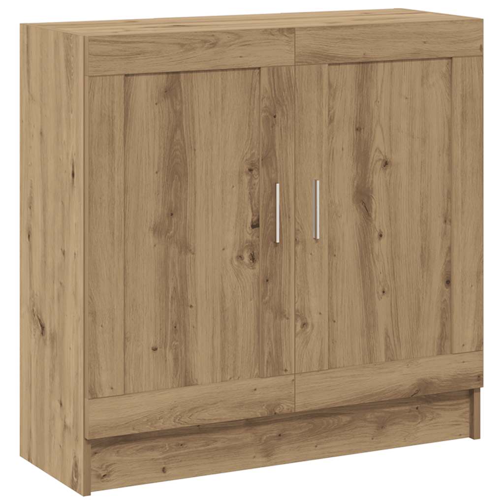 Bibliothèque chêne artisanal 82,5x30,5x80 cm bois d'ingénierie - XIOS