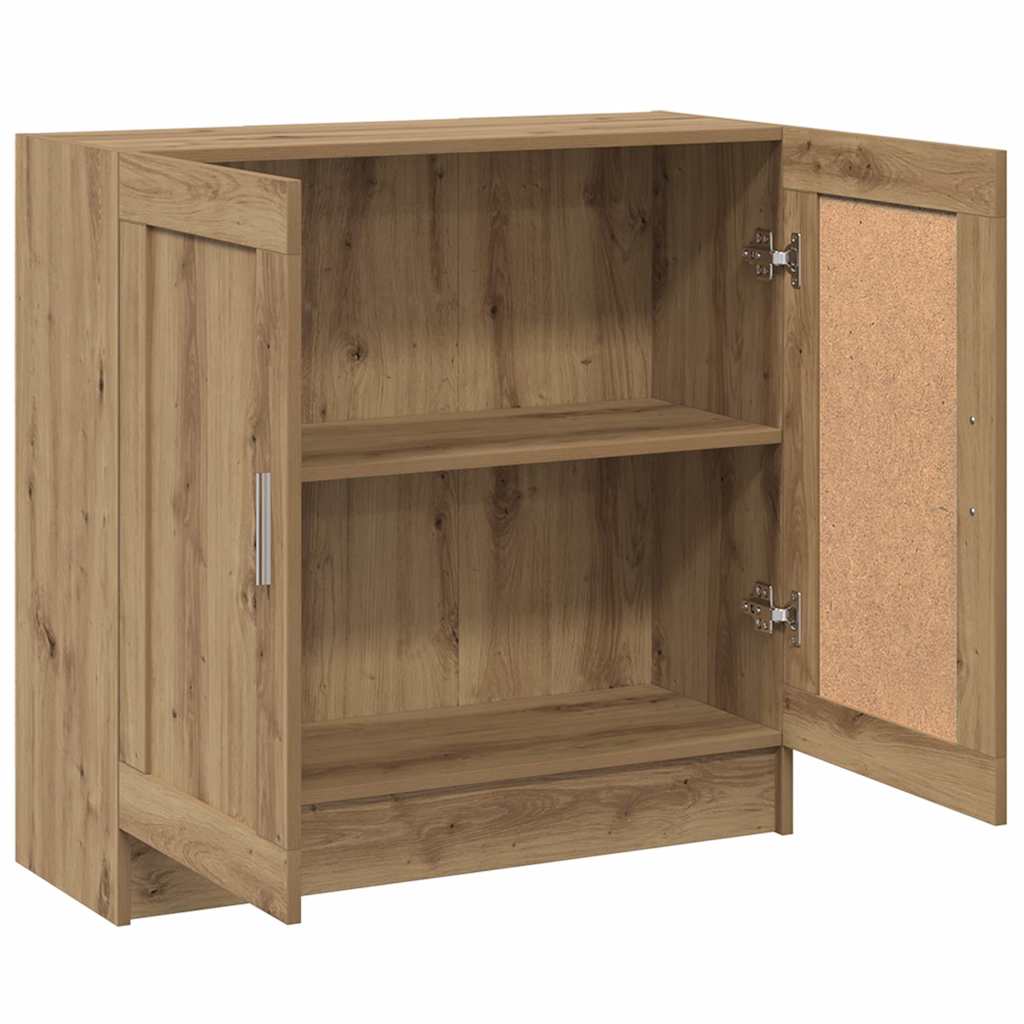 Bibliothèque chêne artisanal 82,5x30,5x80 cm bois d'ingénierie - XIOS