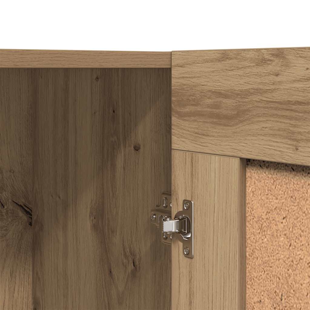 Bibliothèque chêne artisanal 82,5x30,5x80 cm bois d'ingénierie - XIOS