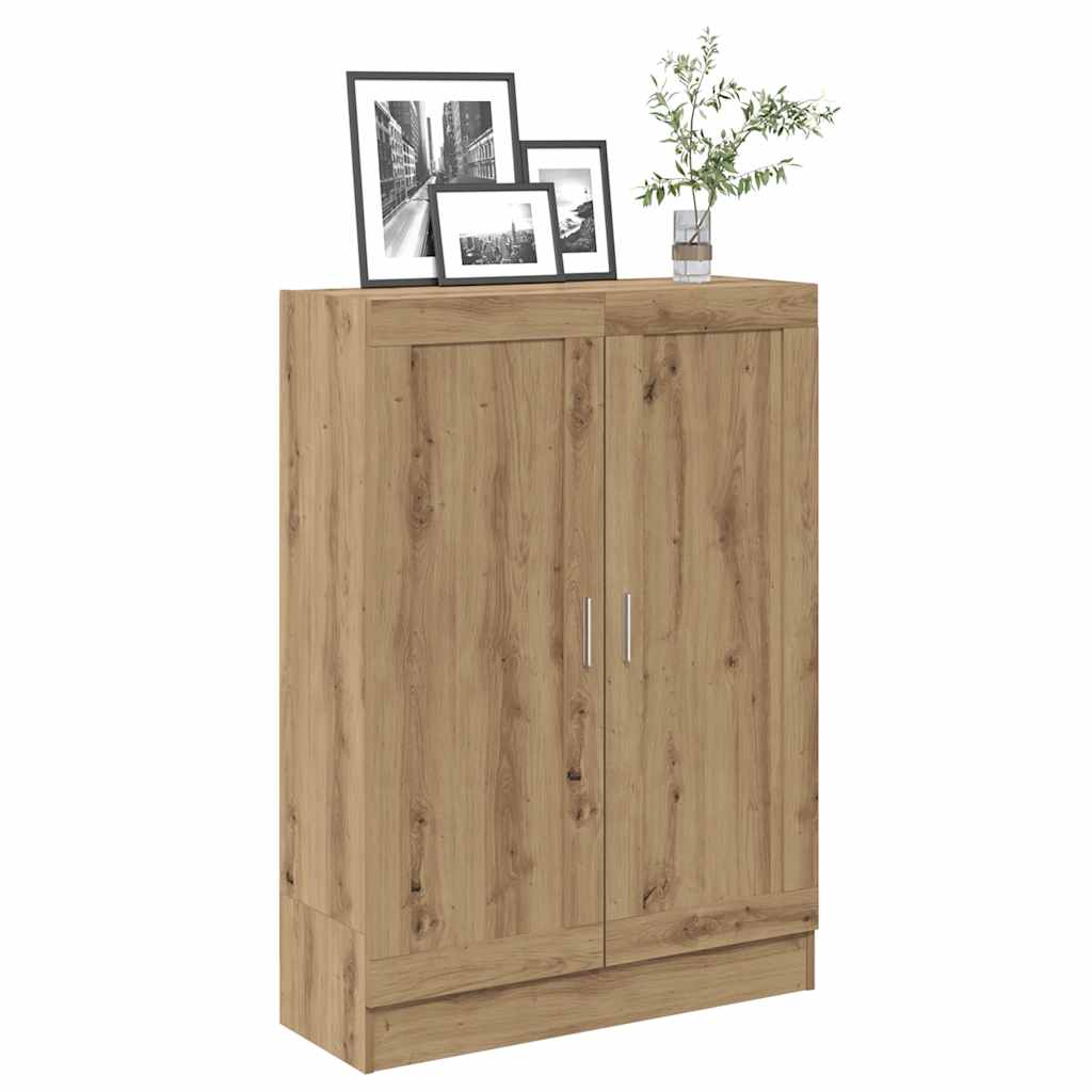Bibliothèque chêne artisanal 82,5x30,5x115 cm bois d'ingénierie - XIOS