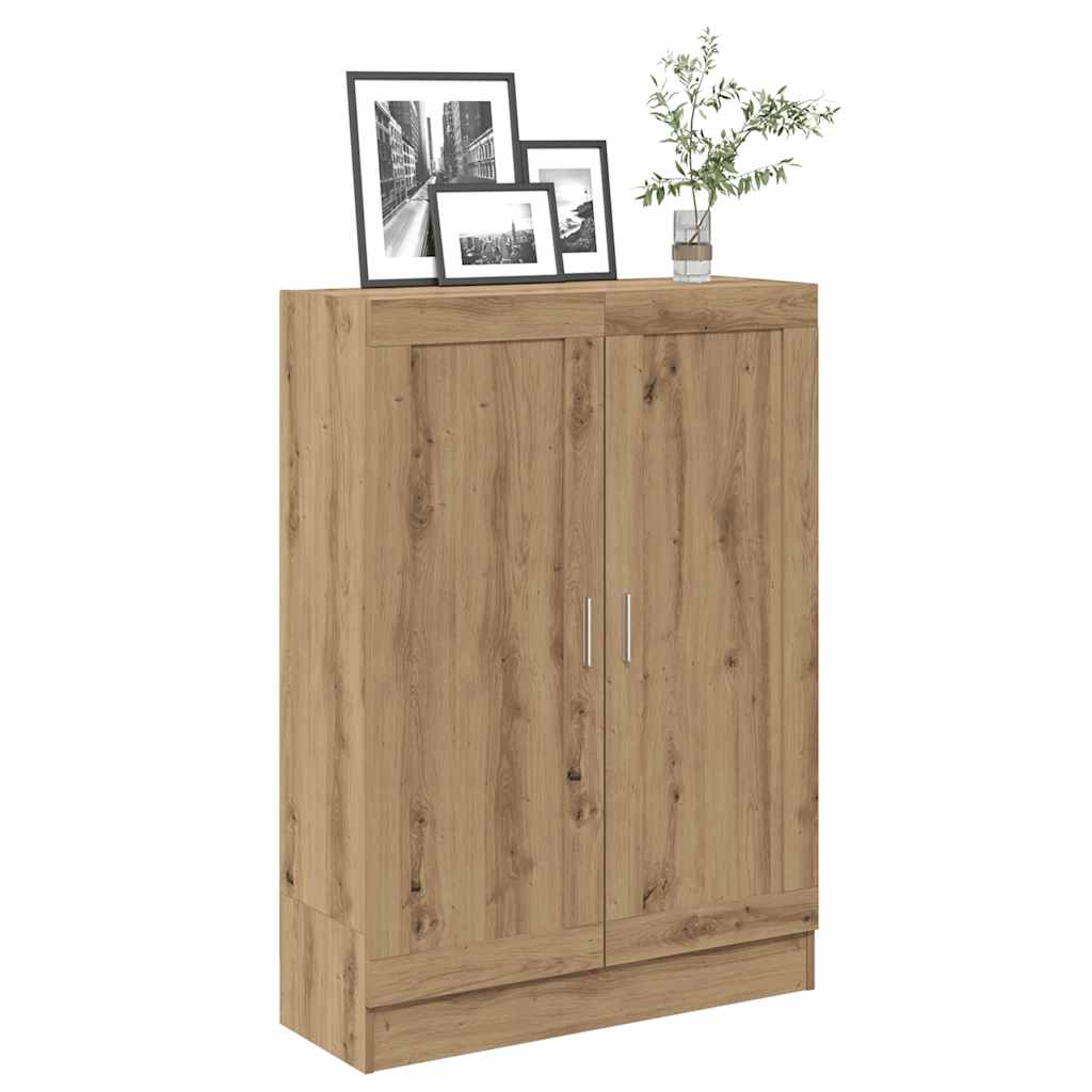 Bibliothèque chêne artisanal 82,5x30,5x115 cm bois d'ingénierie - XIOS