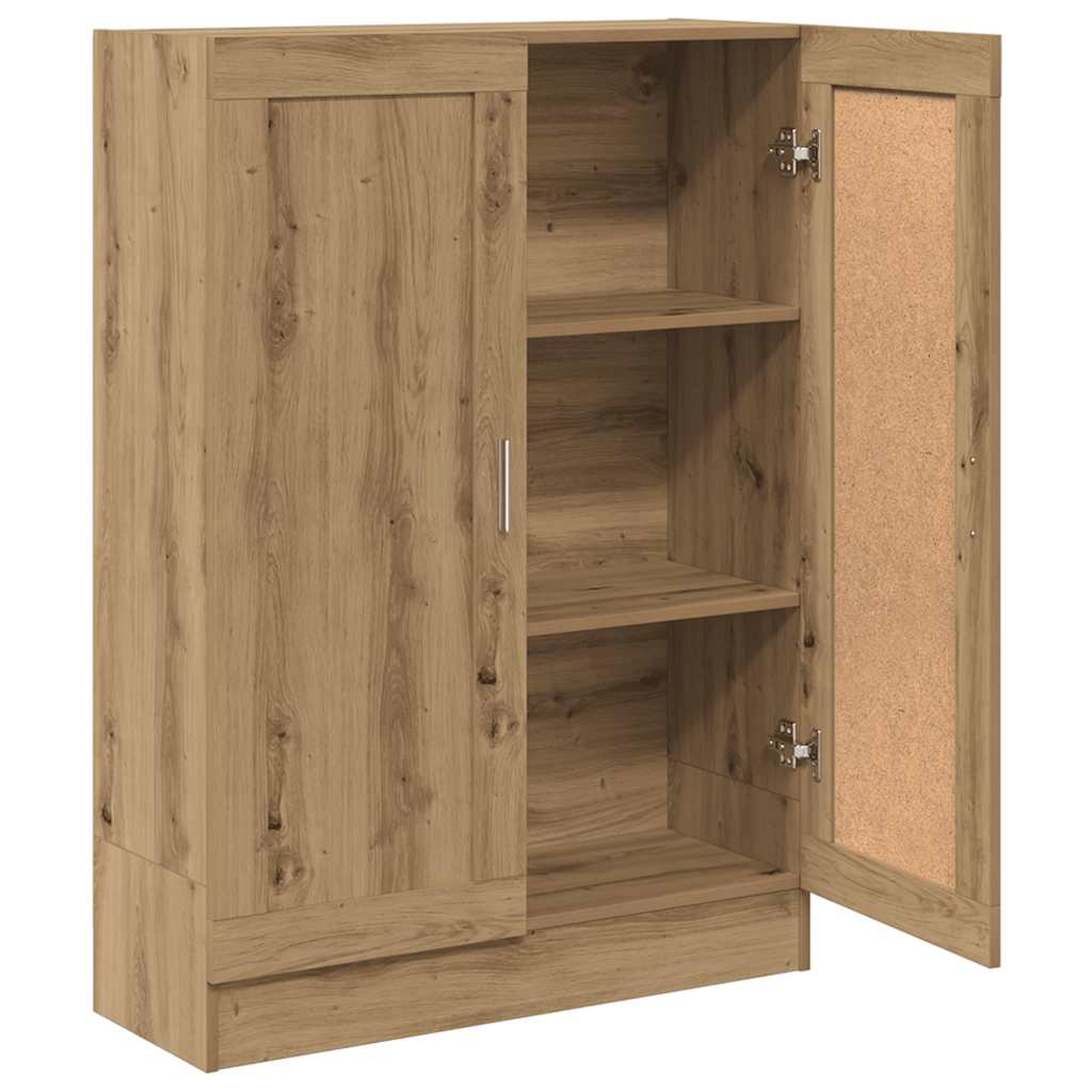 Bibliothèque chêne artisanal 82,5x30,5x115 cm bois d'ingénierie - XIOS