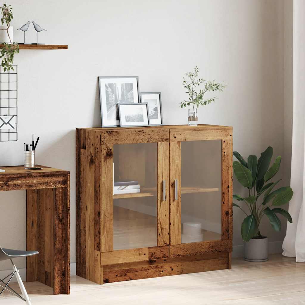 Meuble vieux bois 82,5x30,5x80 cm bois d'ingénierie Bibliothèques vidaXL