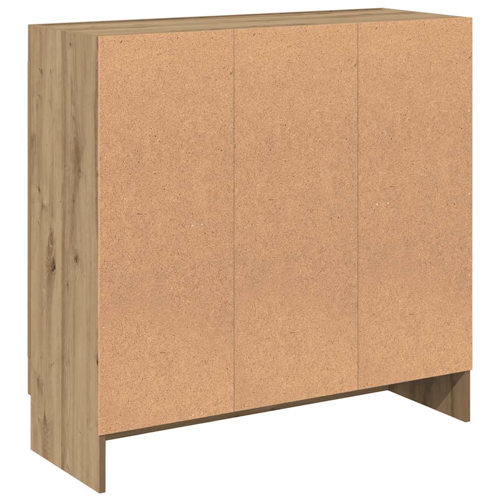 Bibliothèque chêne artisanal 82,5x30,5x80 cm bois d'ingénierie - XIOS