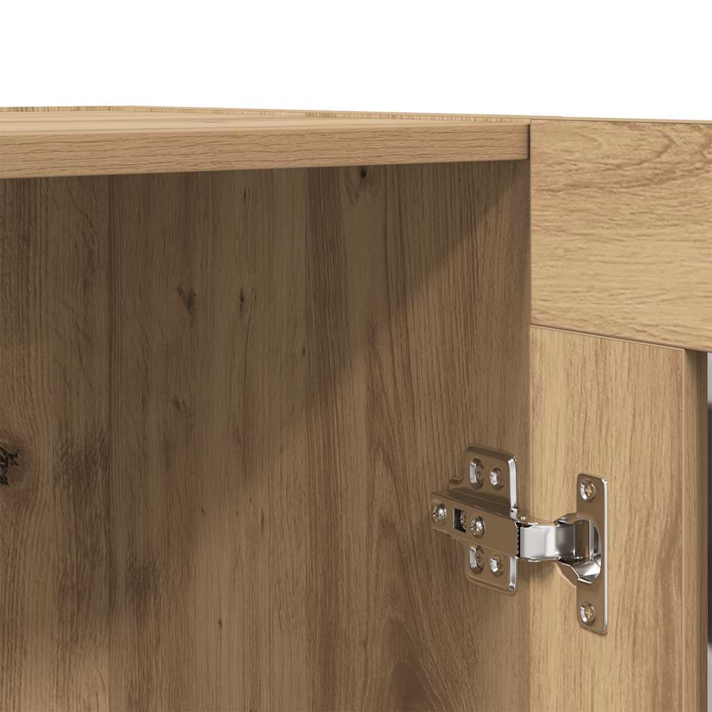 Bibliothèque chêne artisanal 82,5x30,5x80 cm bois d'ingénierie - XIOS