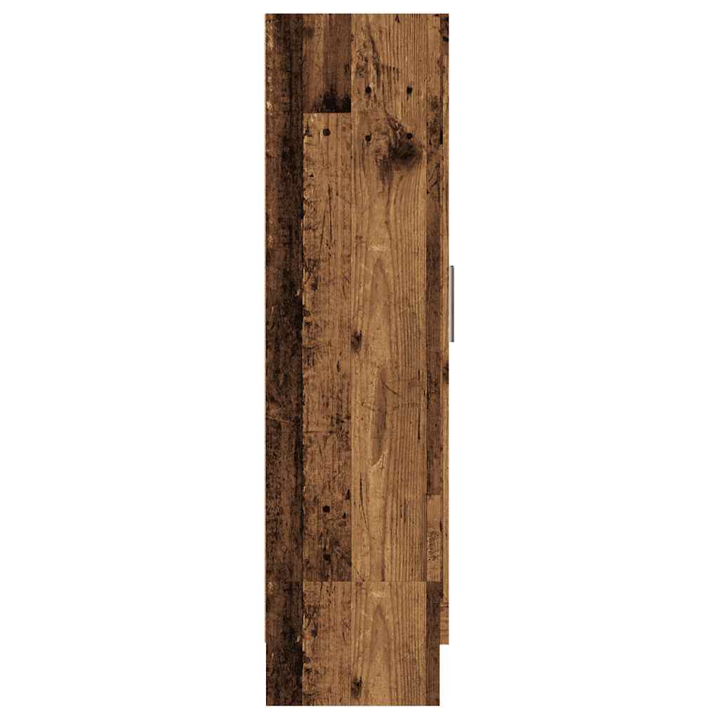 Bibliothèque vieux bois 82,5x30,5x115 cm bois d'ingénierie - XIOS