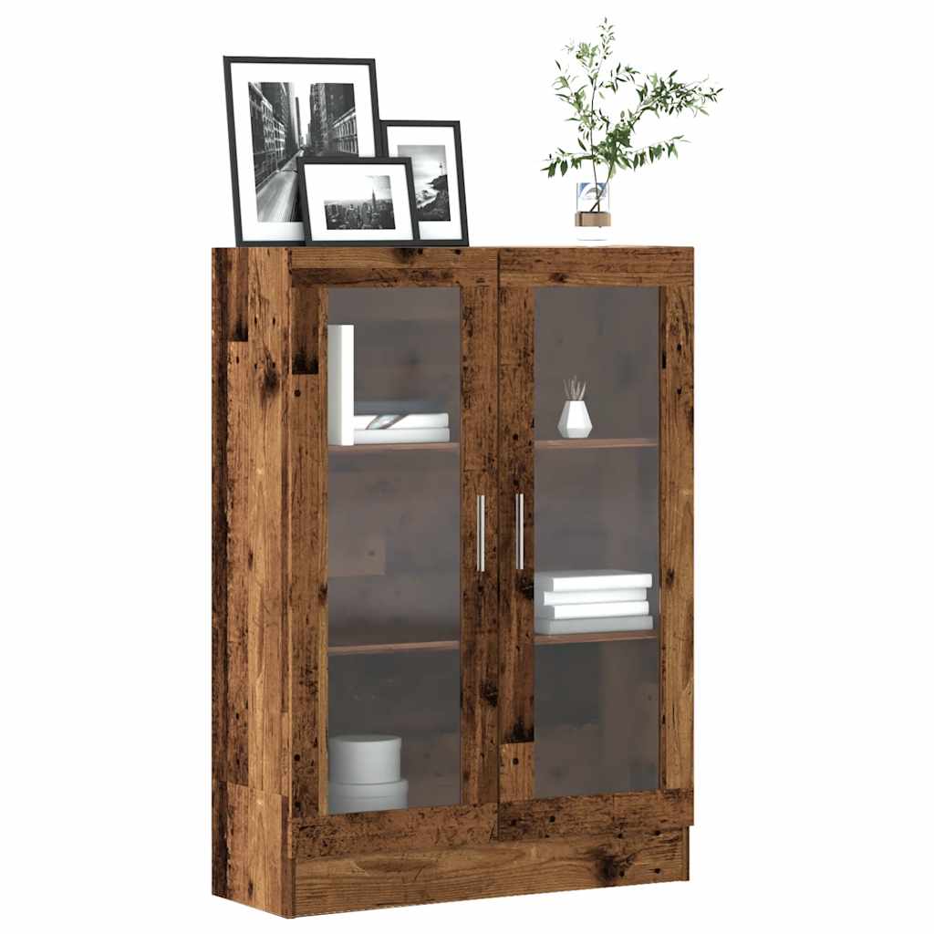 Bibliothèque vieux bois 82,5x30,5x115 cm bois d'ingénierie - XIOS