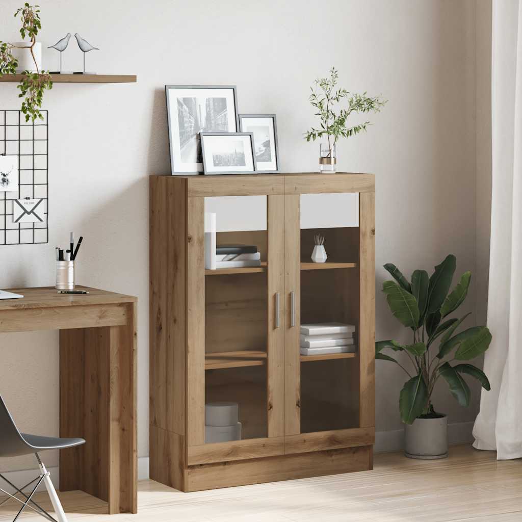 Bibliothèque chêne artisanal 82,5x30,5x115 cm bois d'ingénierie - XIOS