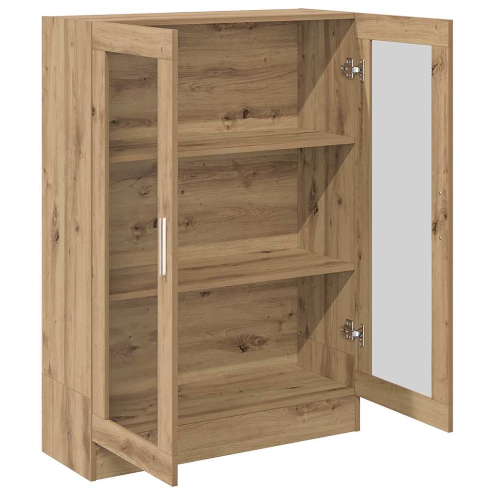Bibliothèque chêne artisanal 82,5x30,5x115 cm bois d'ingénierie - XIOS