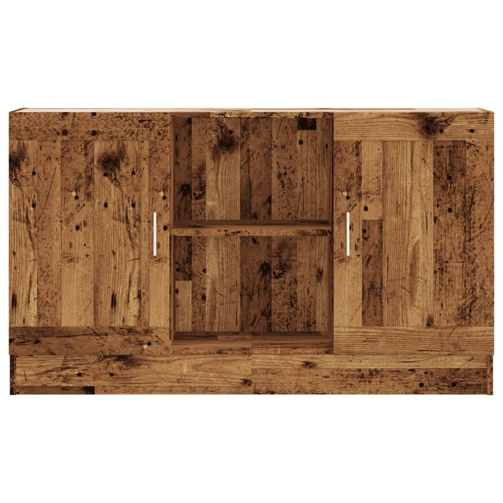 Buffet vieux bois 120x30,5x70 cm bois d'ingénierie - XIOS