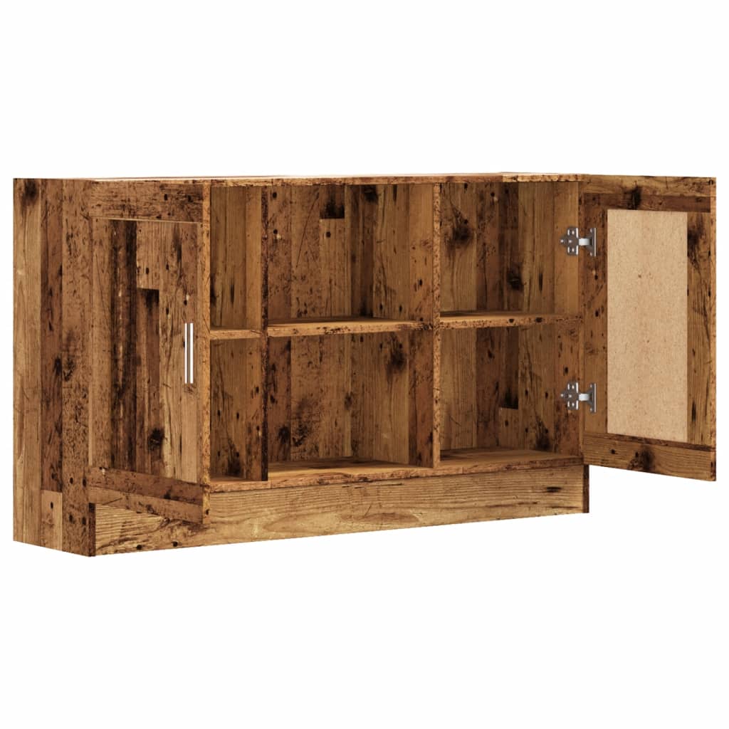 Buffet vieux bois 120x30,5x70 cm bois d'ingénierie - XIOS