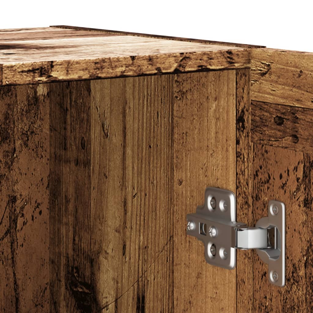 Buffet vieux bois 120x30,5x70 cm bois d'ingénierie - XIOS