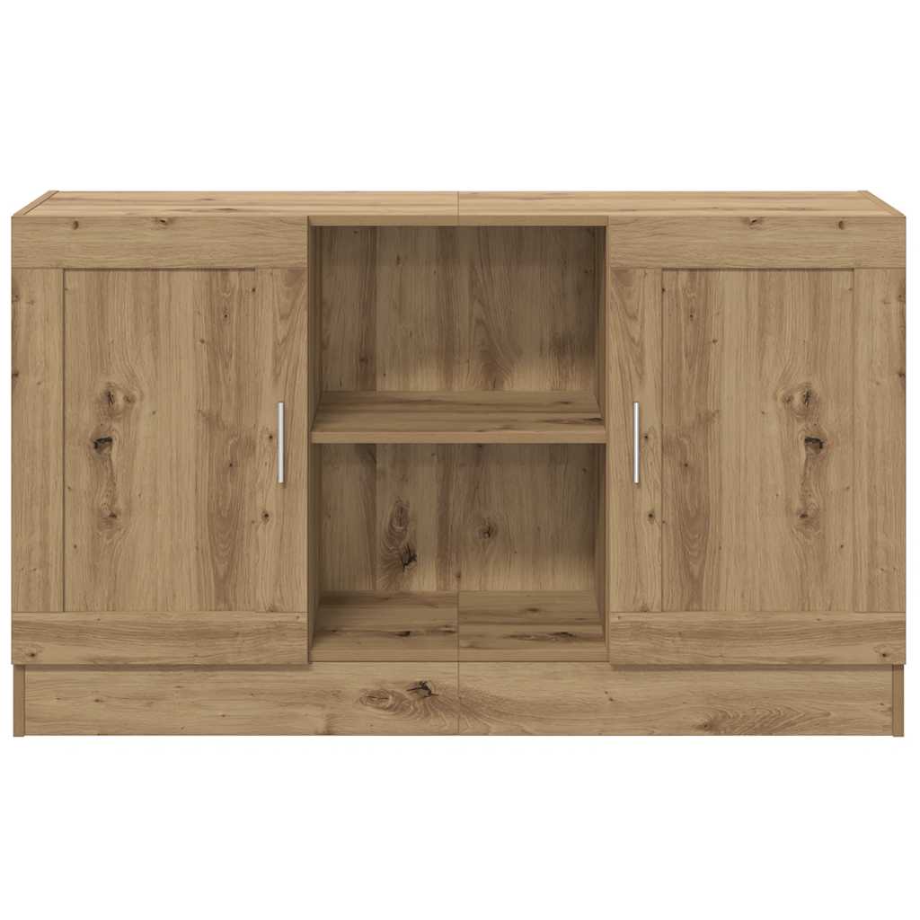 Buffet chêne artisanal 120x30,5x70 cm bois d'ingénierie - XIOS