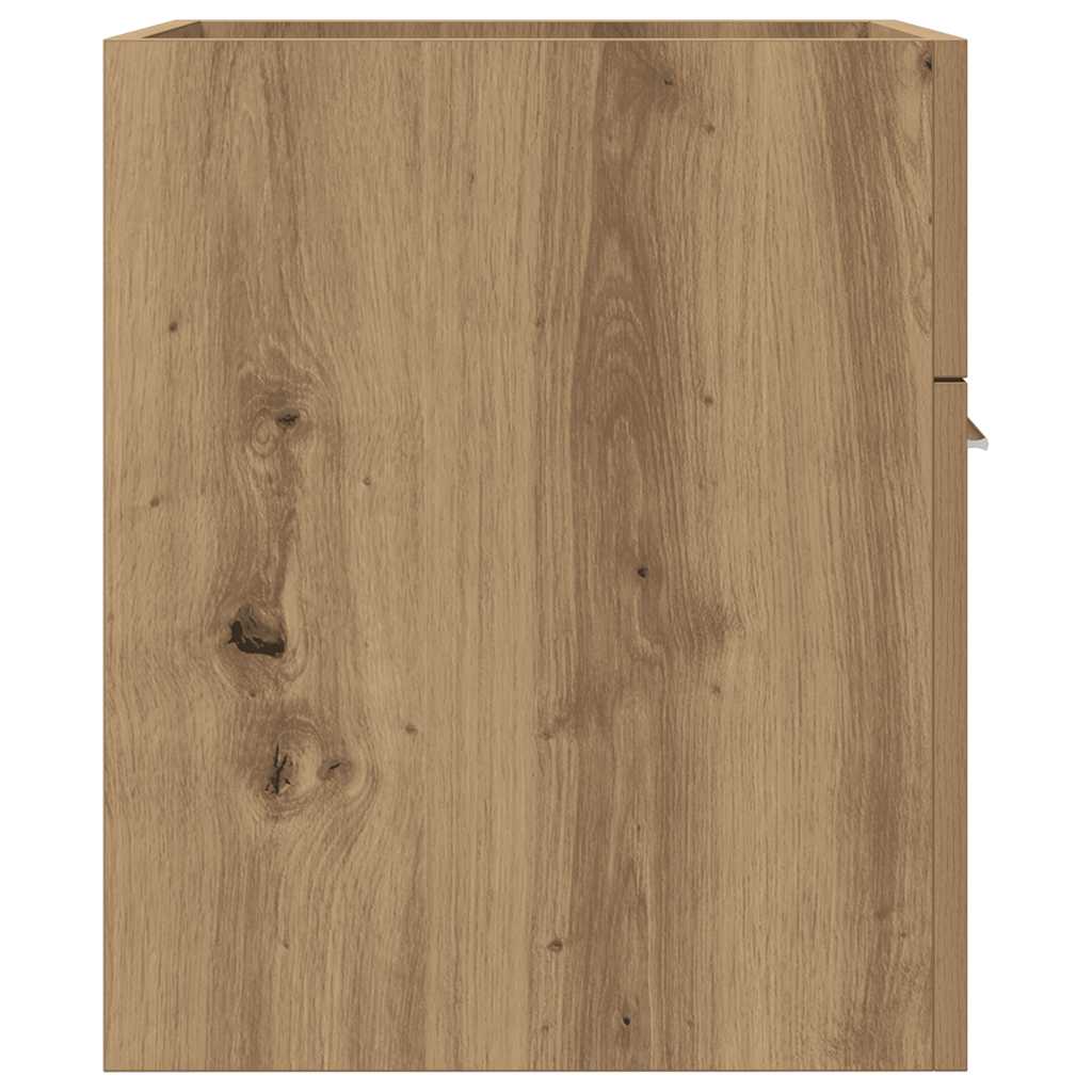 Armoire lavabo de salle de bain chêne artisanal bois ingénierie Ensembles de mobilier pour salles de bains vidaXL