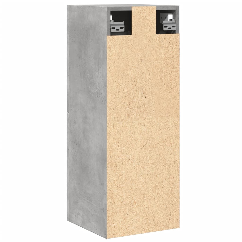 Armoire de salle de bain suspendue gris béton bois d'ingénierie Ensembles de mobilier pour salles de bains vidaXL