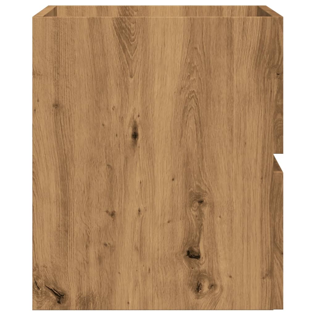 Armoire de salle de bain chêne artisanal bois d'ingénierie Ensembles de mobilier pour salles de bains vidaXL