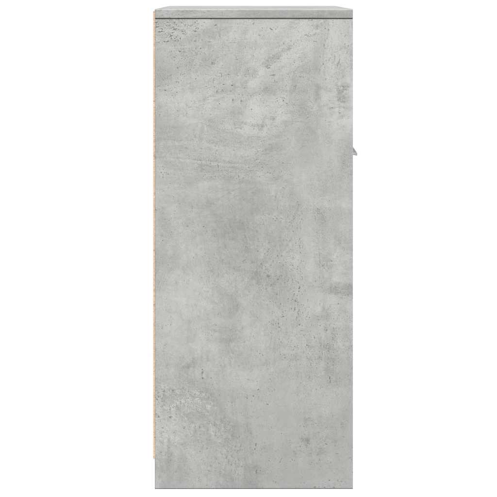 Armoire de salle de bain Gris béton 60x33x80 cm Aggloméré Ensembles de mobilier pour salles de bains vidaXL
